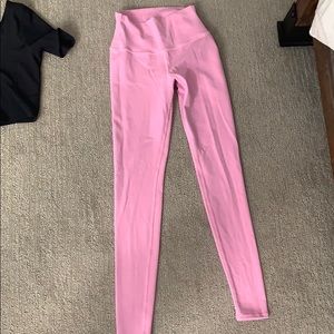 Pink airbrush alo Leggings